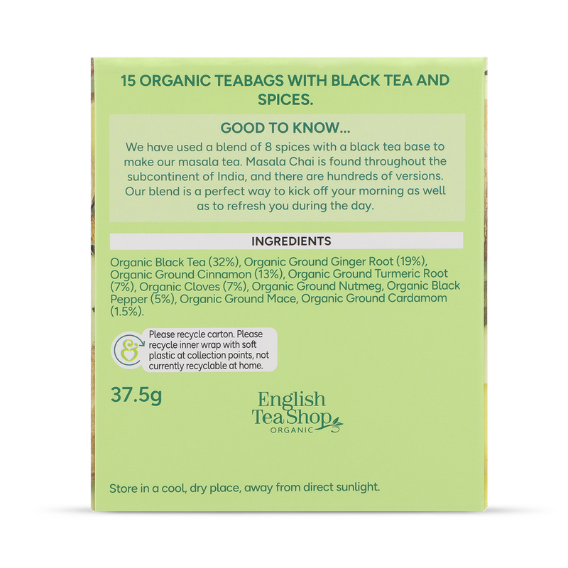 Holland Barrett Masala Chai 15 Tea Bags