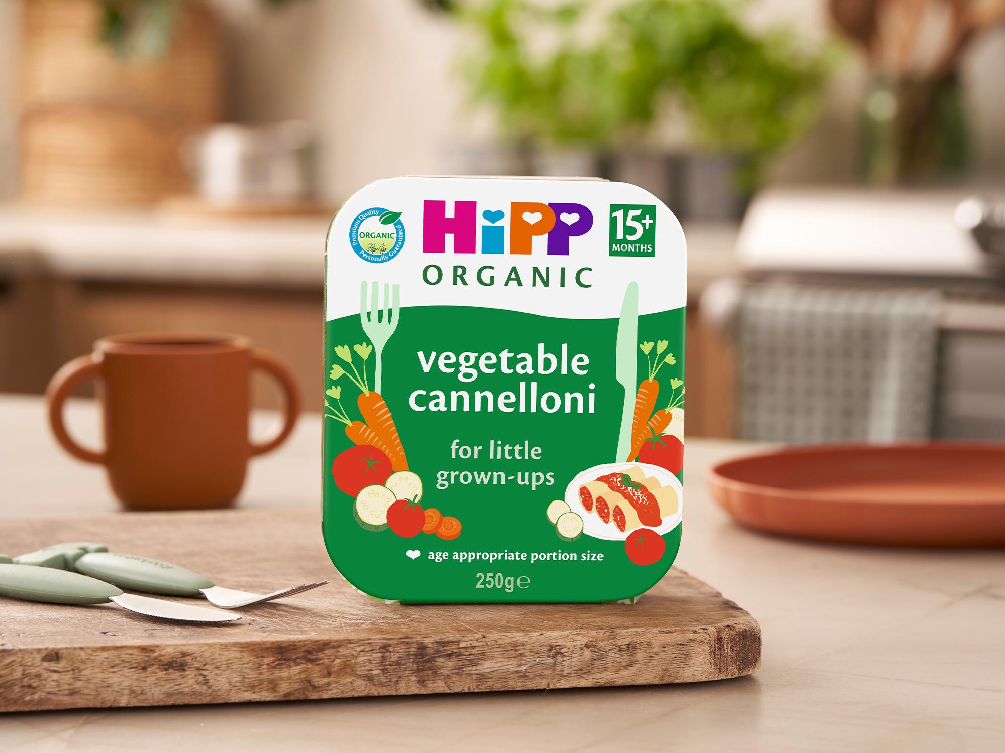 Vegetable cannelloni toddler meal 250g, UK version