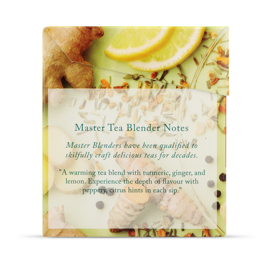 Organic Turmeric Ginger Lemon Herbal Tea 15 Tea Bags