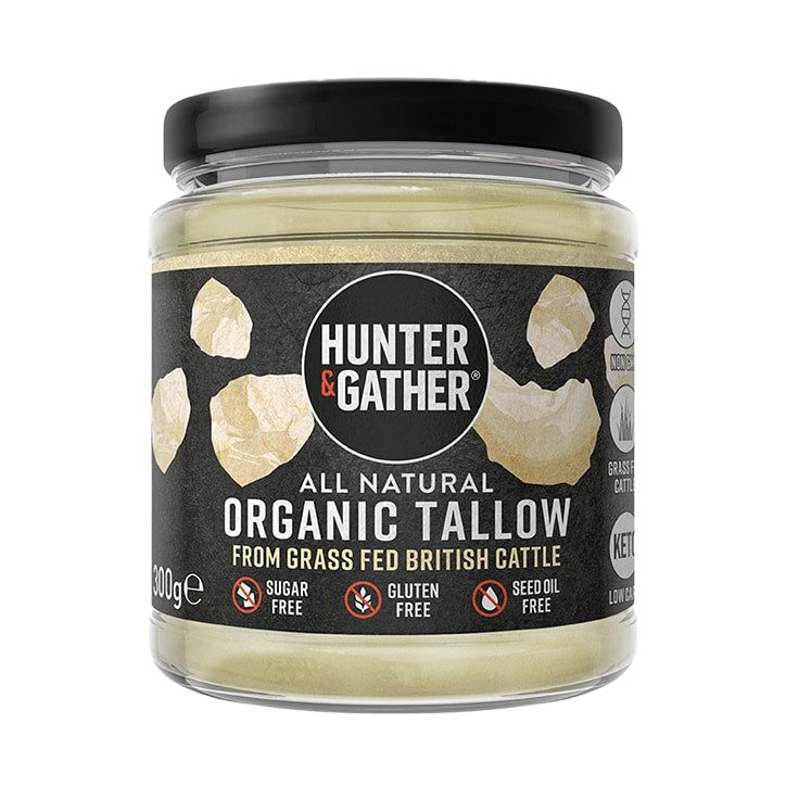 Hunter & Gather Organic Tallow (From Grass Fed British Cattle) 300g GOODS Holland&Barrett