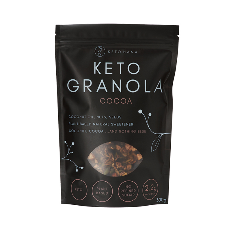 Keto Hana Cocoa Keto Granola 300g - Cocoa
