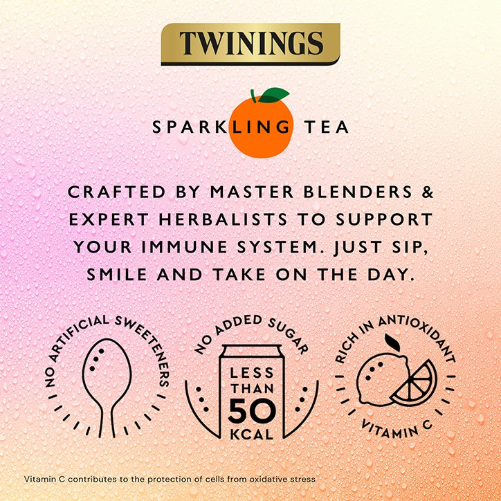 Twinings Refresh Raspberry & Lemon Sparkling Drink 250ml GOODS Holland&Barrett