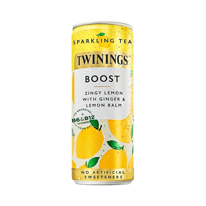 Twinings Refresh Raspberry & Lemon Sparkling Drink 250ml GOODS Holland&Barrett