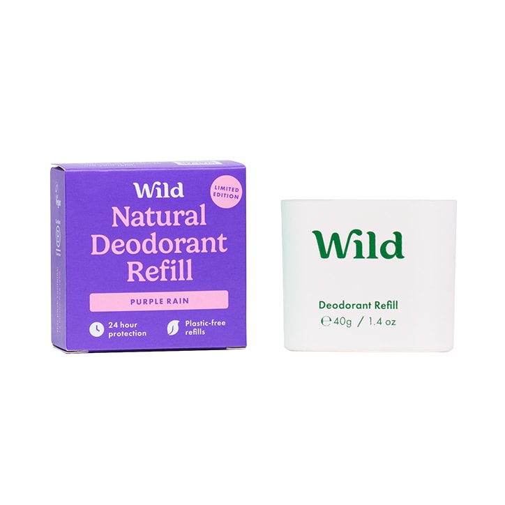 WILD Pomegranate & Pink Peppercorn Natural Deodorant Refill 40g GOODS Holland&Barrett Mint & Aloe