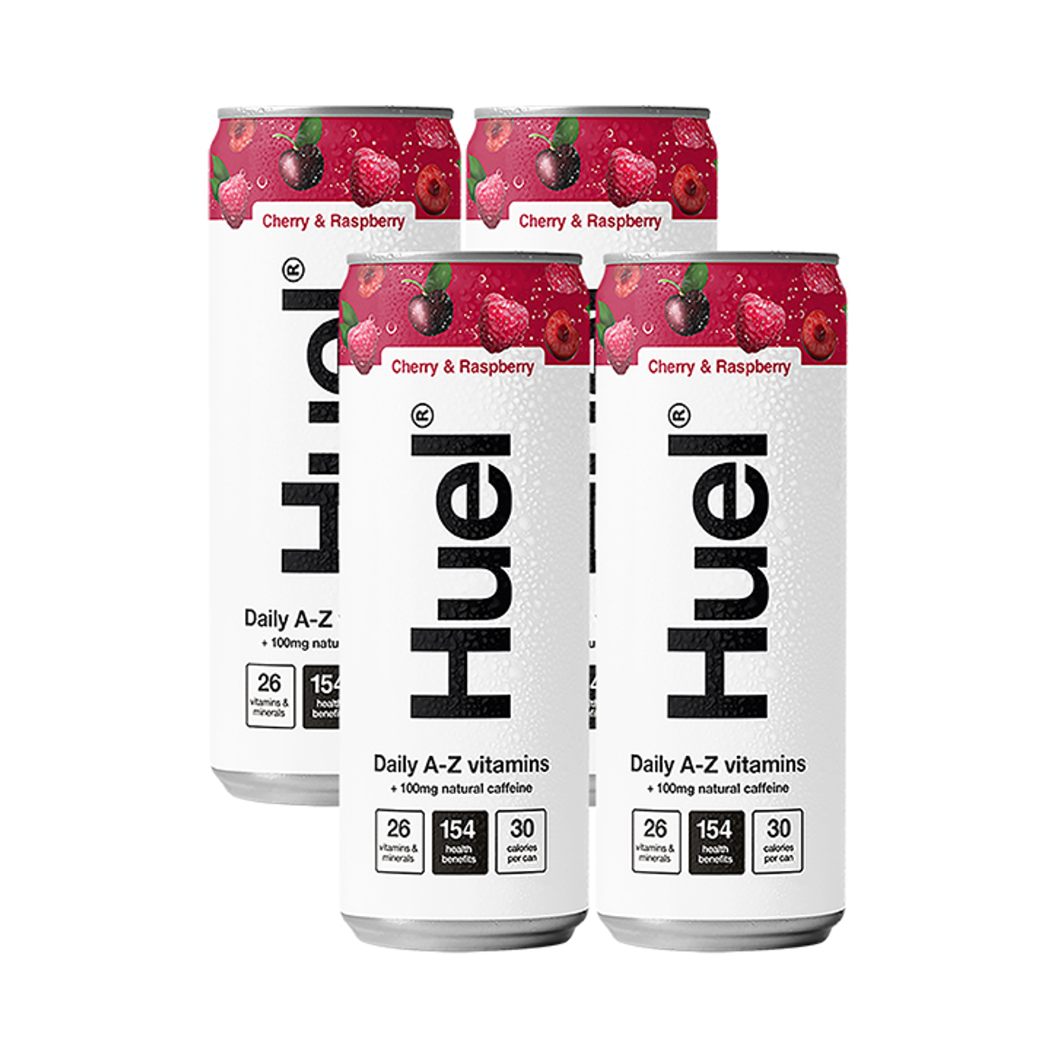 Huel Watermelon Daily A-Z Vitamin Drink x 4 330ml - Cherry & Raspberry 4x330 ml