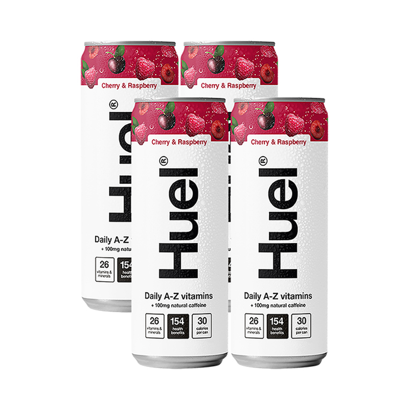 Huel Watermelon Daily A-Z Vitamin Drink x 4 330ml - Cherry & Raspberry 4x330 ml