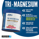 Tri-Magnesium Powder Strawberry Raspberry 200g GOODS Holland&Barrett