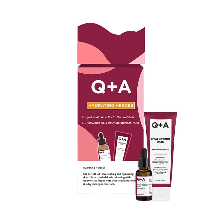 Q+A Hydrating Heroes Skincare Gift Set GOODS Holland&Barrett