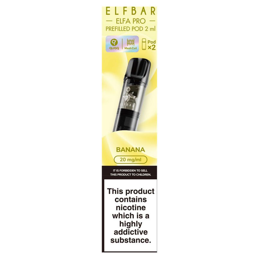 Elf Bar Elfa Pro 2 Banana Prefilled Pod 2ml