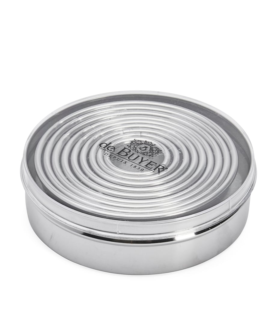 De Buyer steel biscuit cutters set of 9 - British product