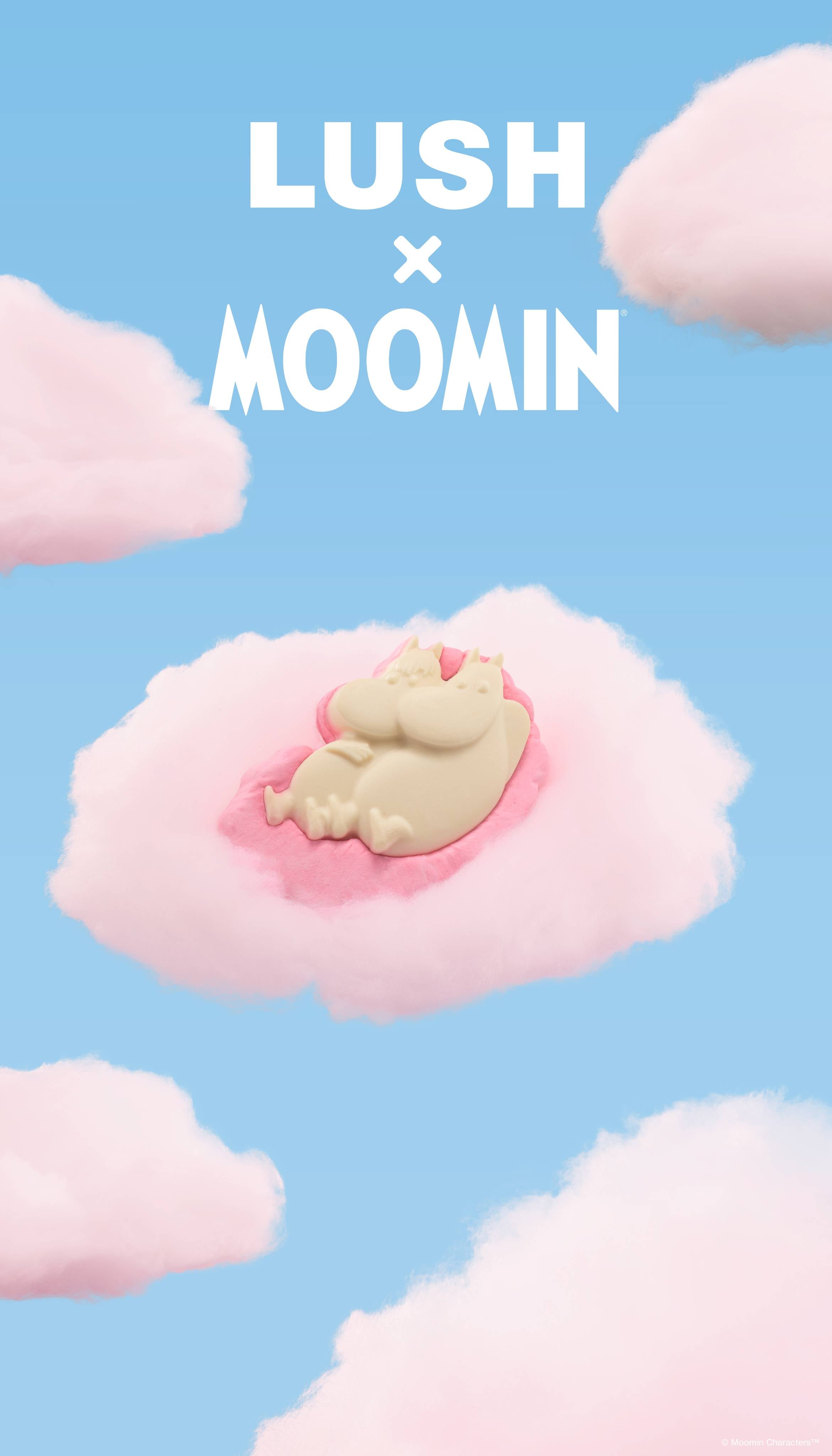 Lush Moomin Delight soap and body wash - British product