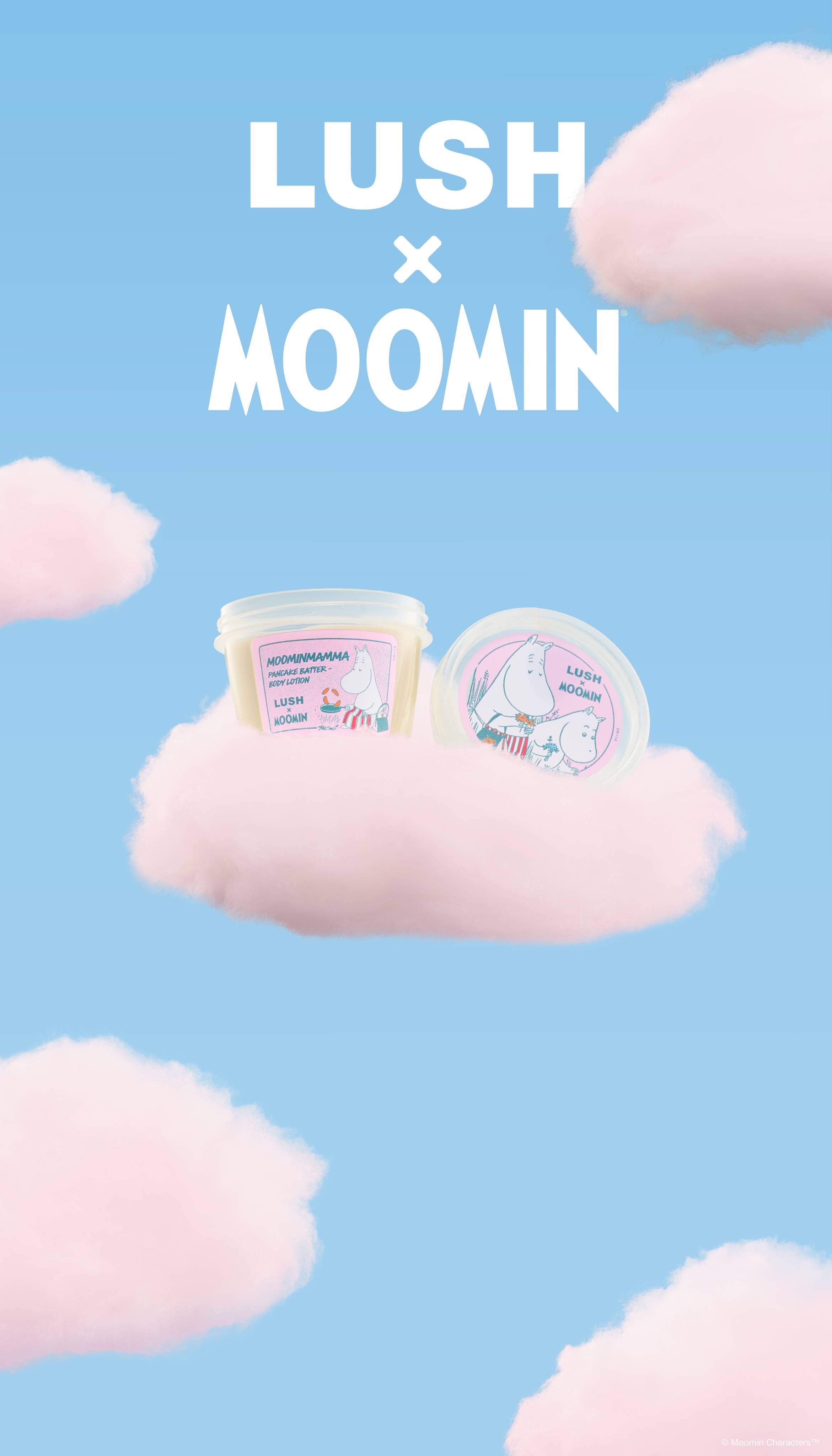 Lush Moominmamma body lotion from the Lush x Moomin range - British product