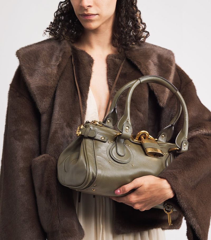 Chloé medium leather Spin tote bag, imported from the UK