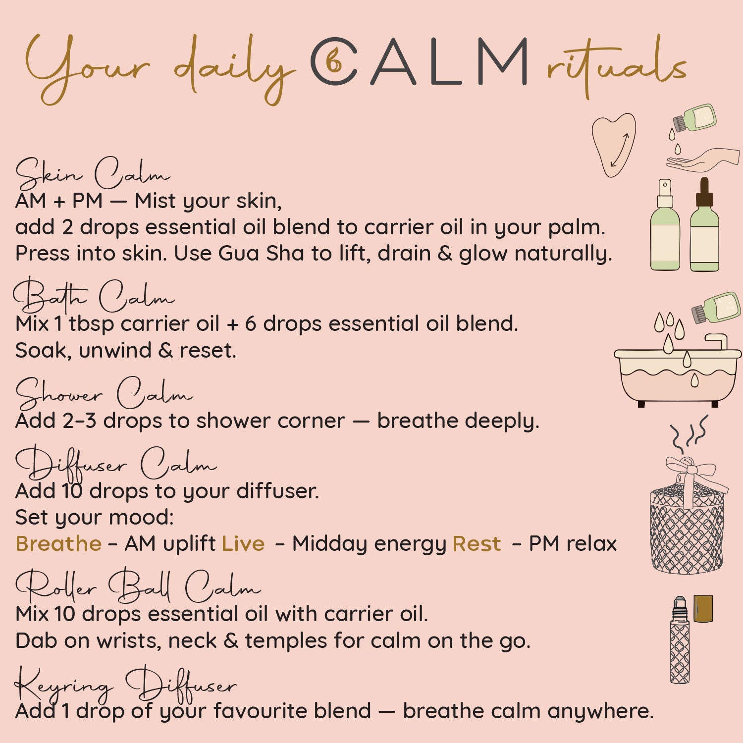 B Calm organic peppermint essential oil 10ml (British brand)