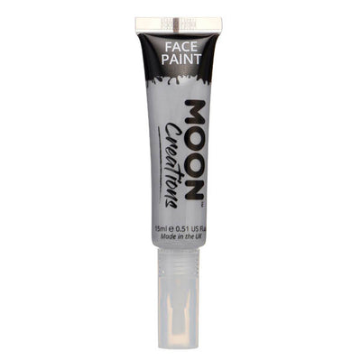 Moon Creations Face Paint with Brush Applicator Grey Craft Paint