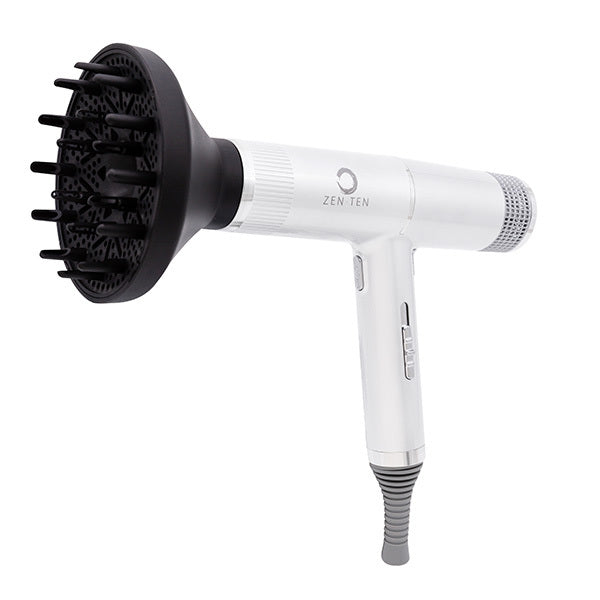 Zenten T-Shape lightweight hair dryer white, imported from the UK