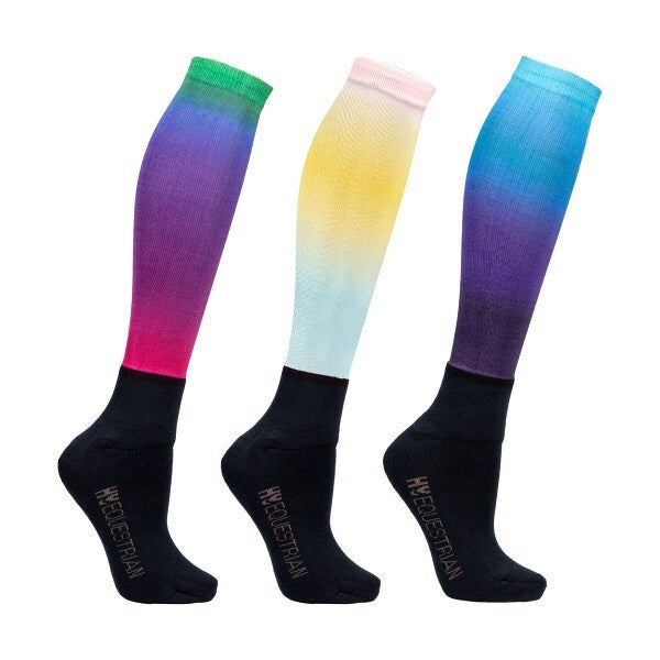 Hy Womens Ombre Socks (Pack of 3) (4-8)