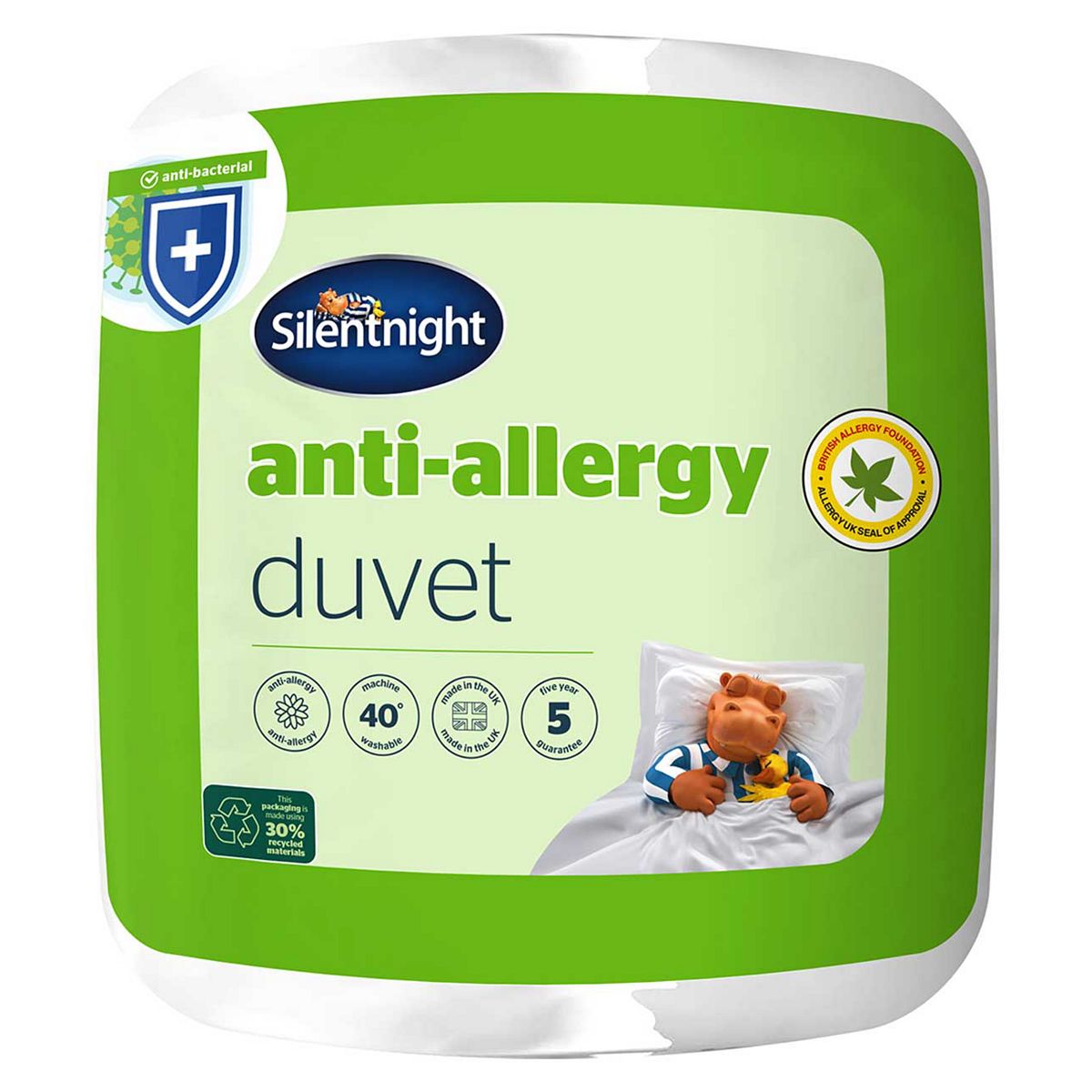 Silentnight Anti Allergy Duvet - 7.5 Tog - King GOODS Boots   