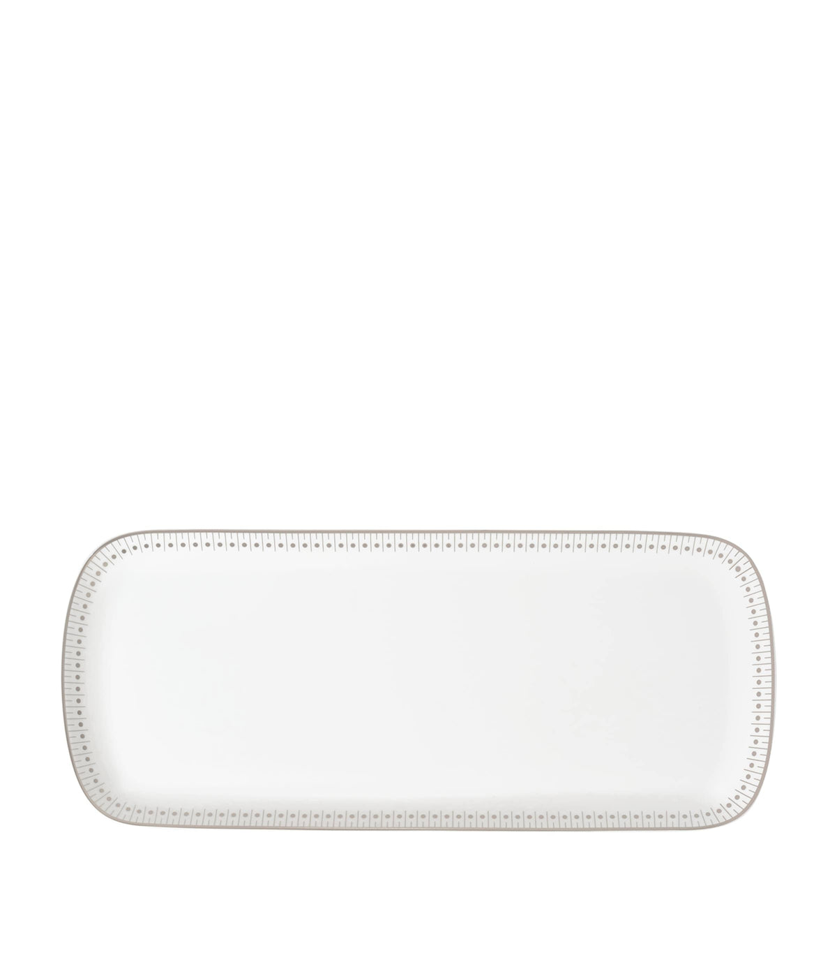 Christofle Malmaison Impériale Platinum cake dish 37cm - British product
