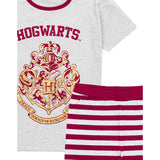 Harry Potter Womens Hogwarts Crest Short Pyjama Set (S) GOODS Superdrug   