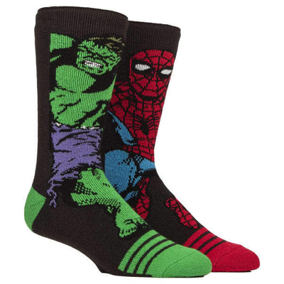 Superdrug Heat Holders Mens Thermal Hulk Spider-Man Marvel Patterned Socks- Buy online at McGrocer