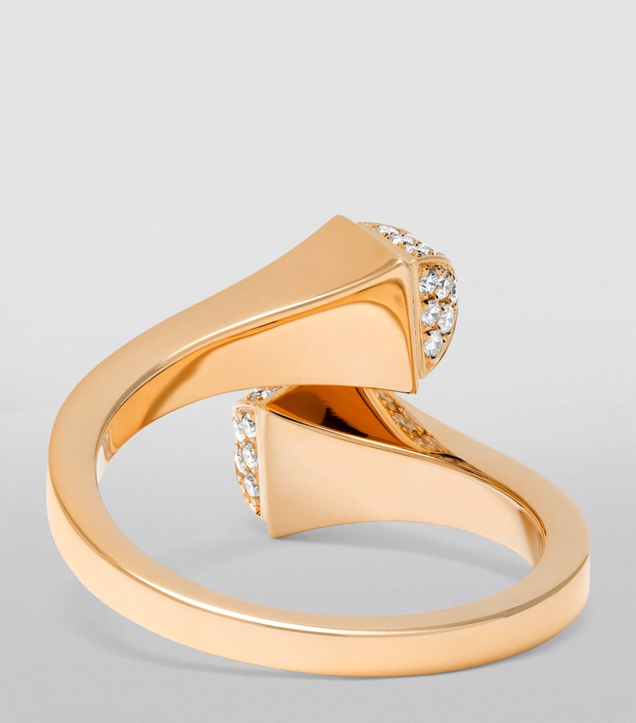 Marli New York Cleo ring rose gold diamond, imported from the UK