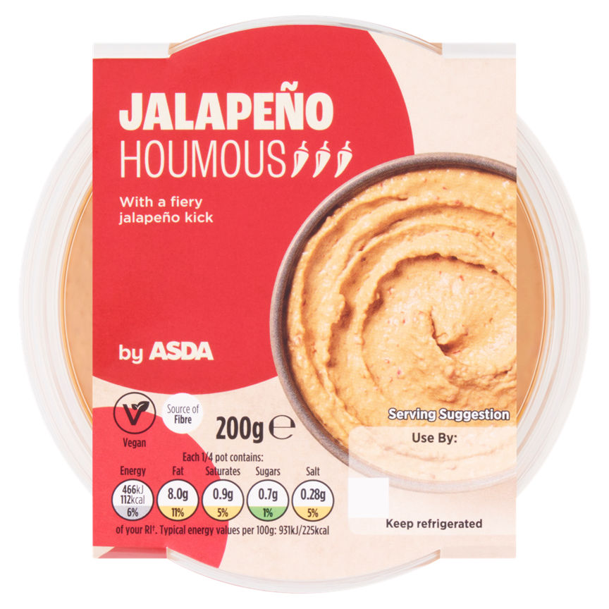 ASDA Jalapeno Houmous GOODS ASDA   