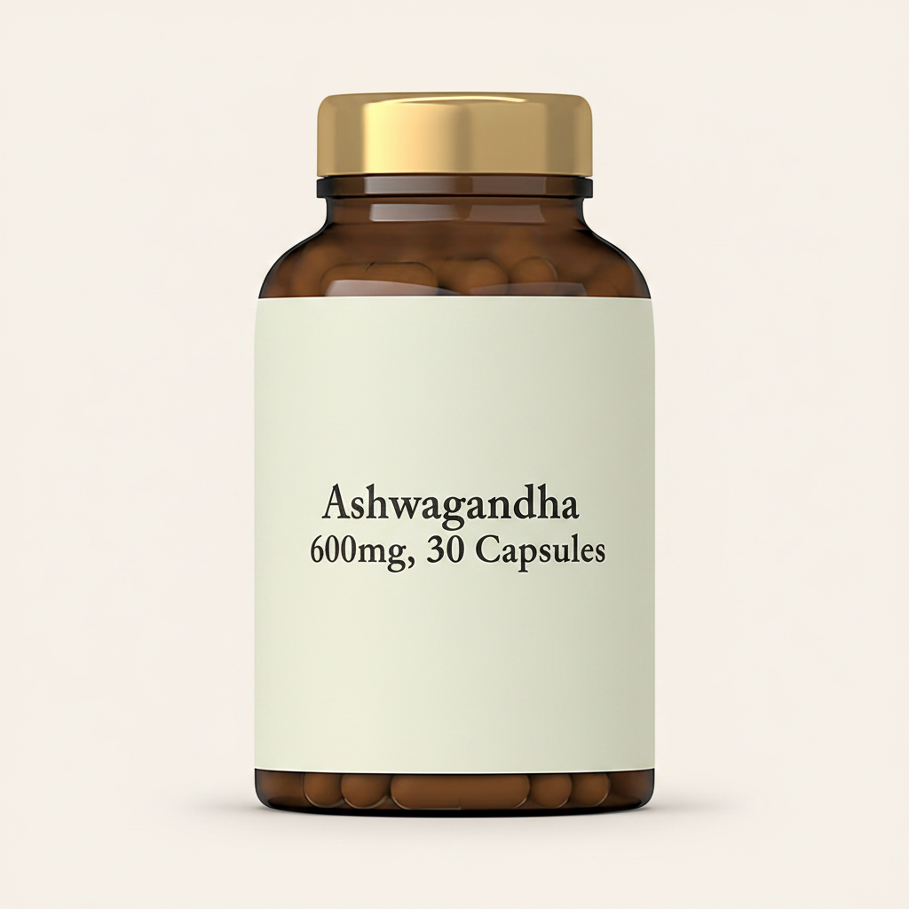 Holland & Barrett Ashwagandha capsules KSM-66 600mg 30 - British product