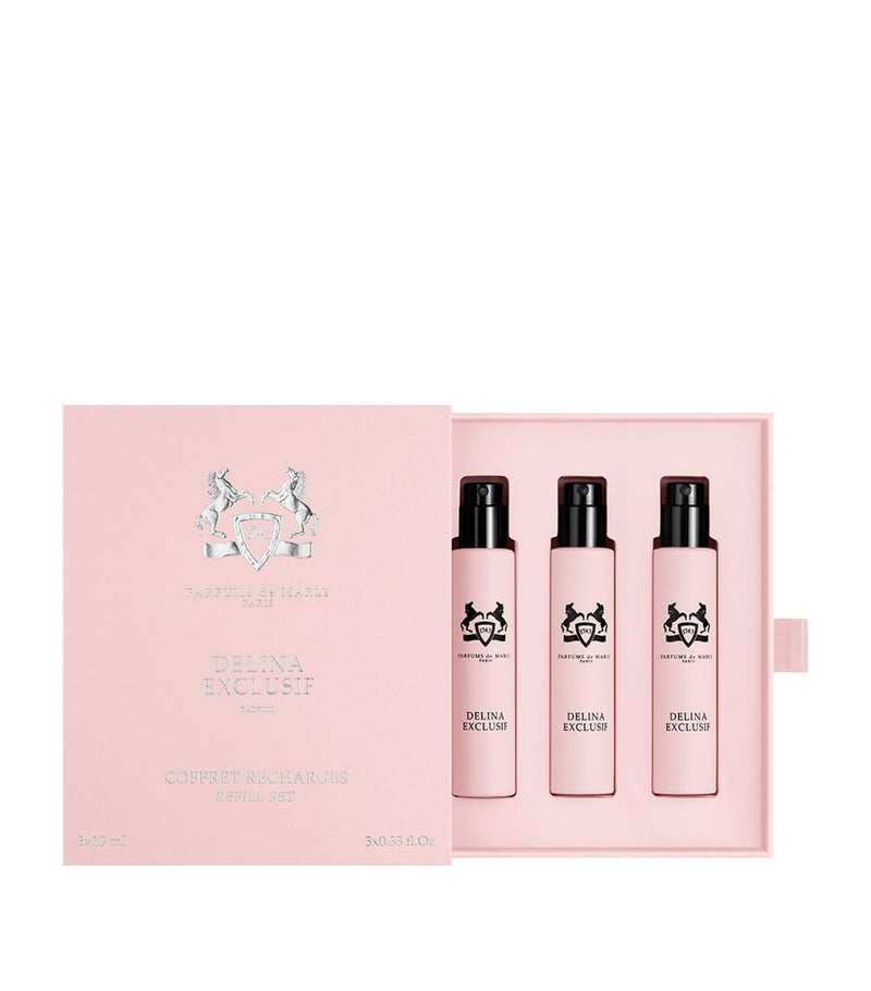 Parfums de Marly Delina Exclusif travel refill set 3x10ml, imported from the UK