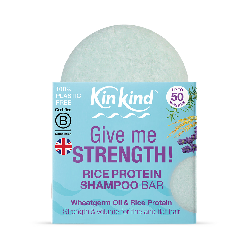 KinKind Give me STRENGTH shampoo bar 50g (British brand)