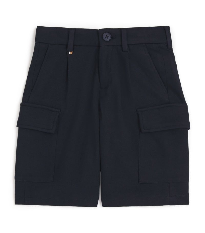 BOSS Kidswear Ponte cargo shorts 4-16 years - British product