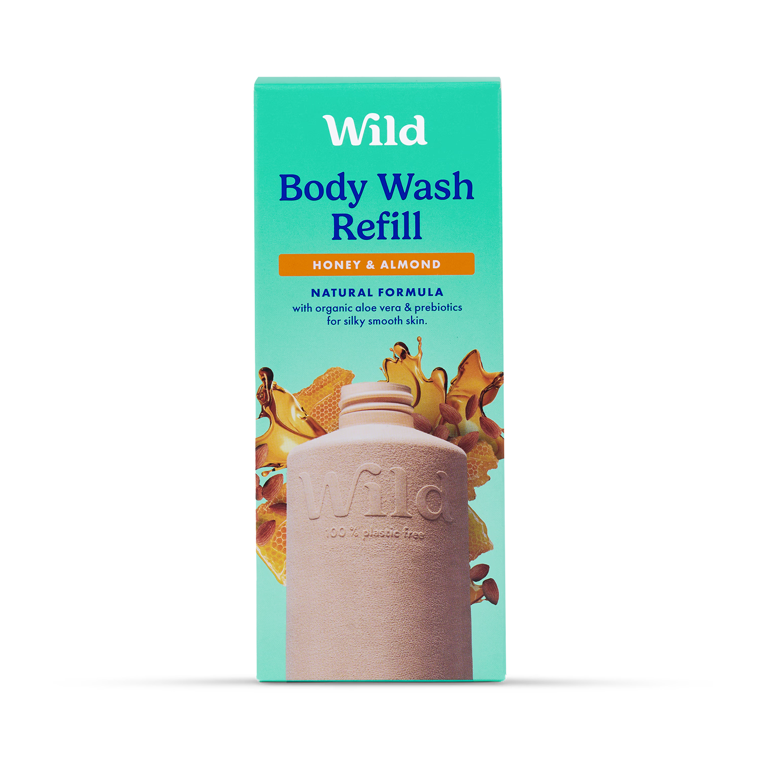 Wild honey almond body wash refill 300ml, UK version