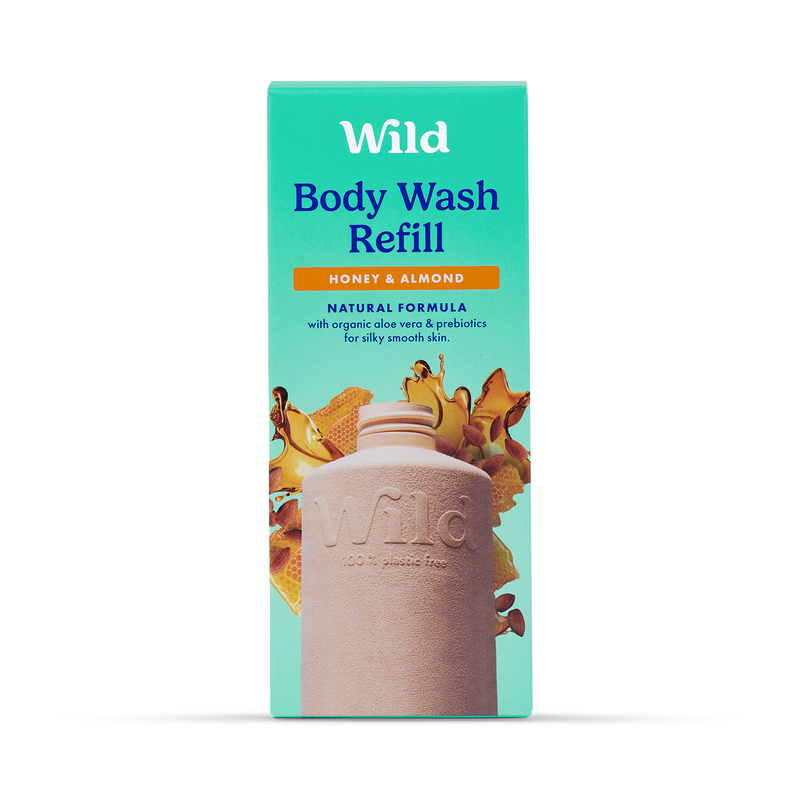 Wild honey almond body wash refill 300ml, UK version