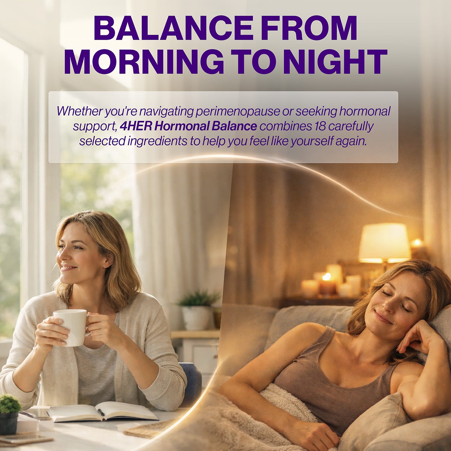 4HER Hormonal Balance Multivitamin 60 Tablets, UK version