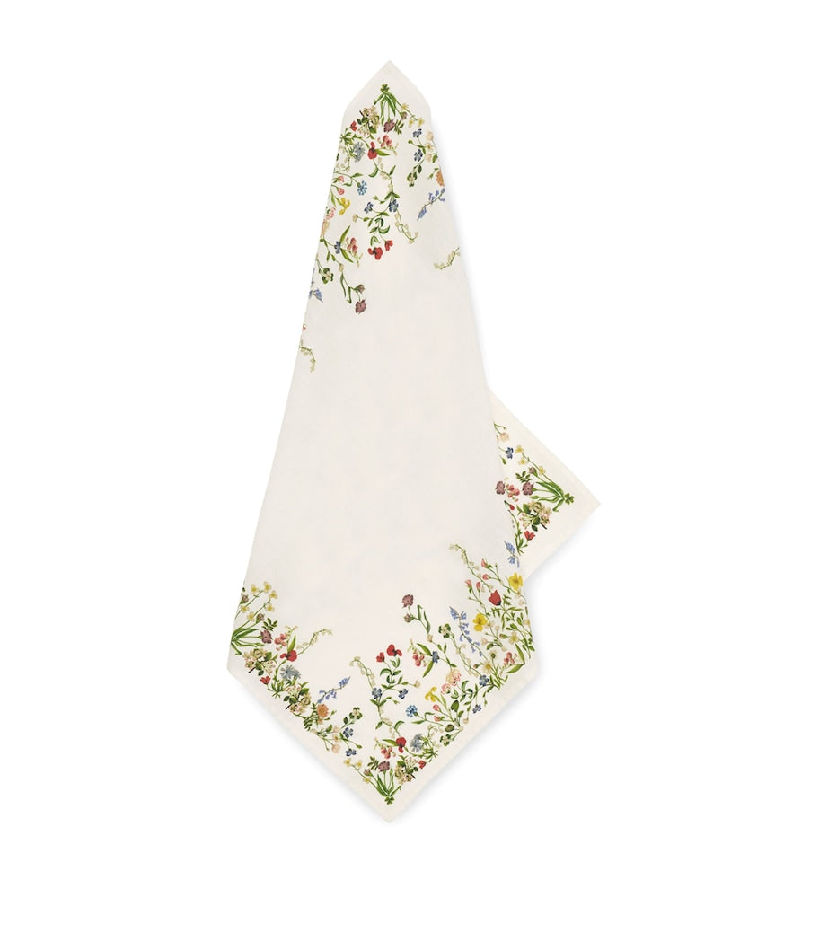 Summerill & Bishop linen botanical wildflower napkin 50cm x 50cm (British brand)