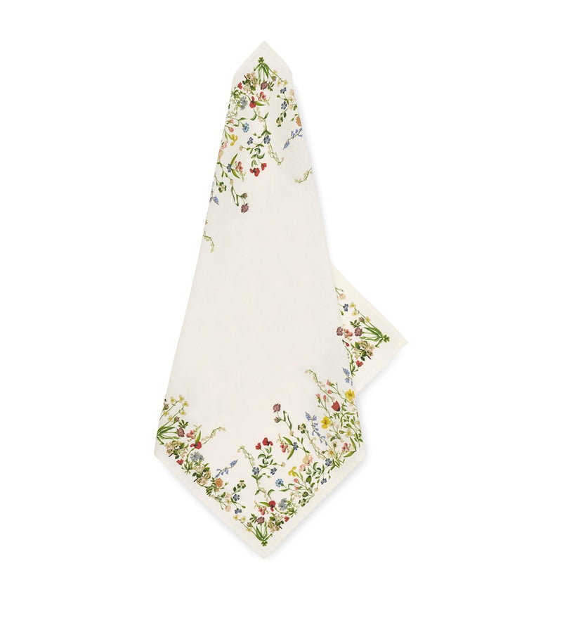 Summerill & Bishop linen botanical wildflower napkin 50cm x 50cm (British brand)