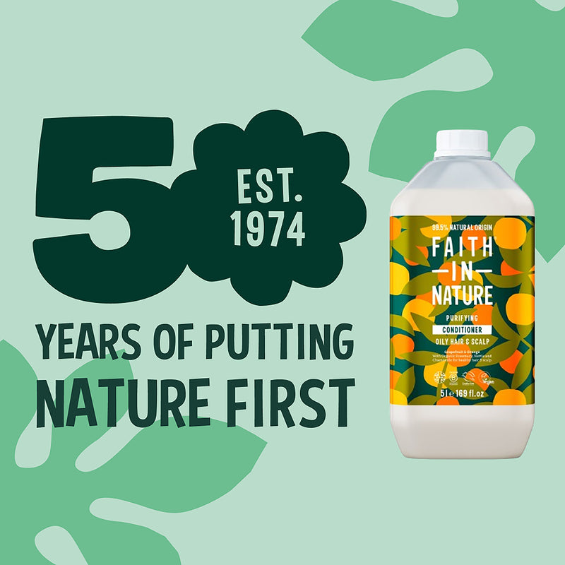 Faith In Nature grapefruit orange conditioner 5L - British product