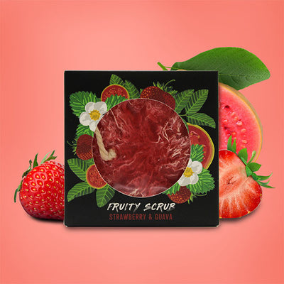 Superdrug Sisal Glow Ansikts Loofah Såpe Jordbær & Guava Ansiktseksfoliant 120g - Kjøp online hos McGrocer