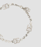 Dolce&Gabbana crystal-embellished DG necklace, imported from the UK