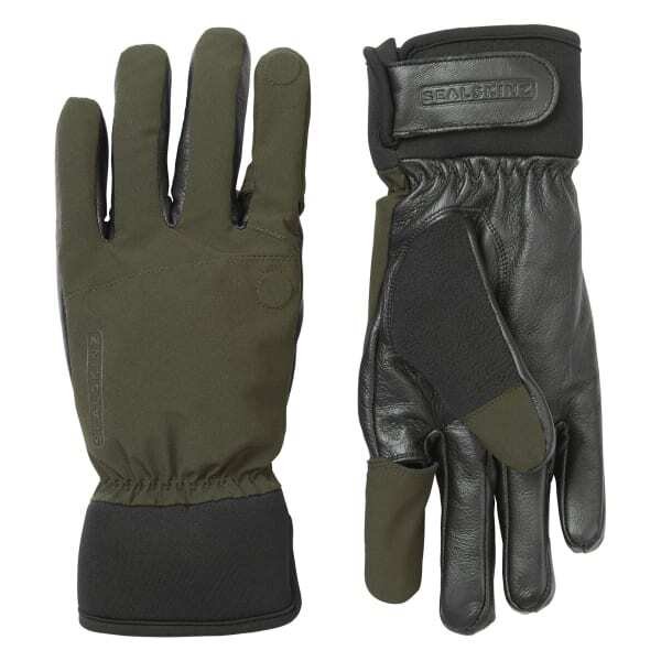 Sealskinz shooting gloves waterproof sheepskin suede grip, UK version