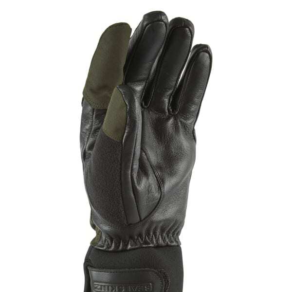 Sealskinz shooting gloves waterproof sheepskin suede grip, UK version