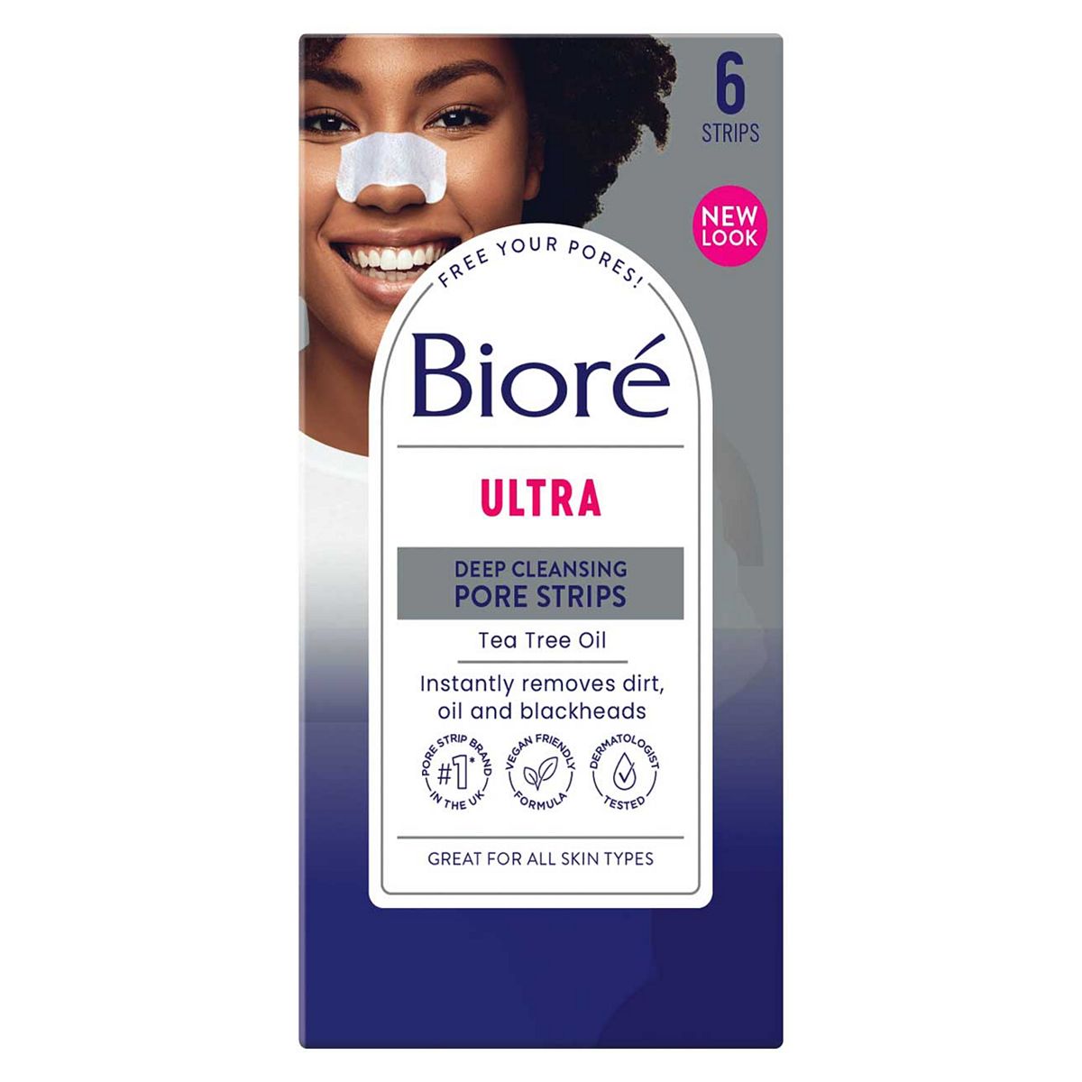 Bioré Ultra Deep Cleansing Pore Strips 6 Nose Strips GOODS Boots   