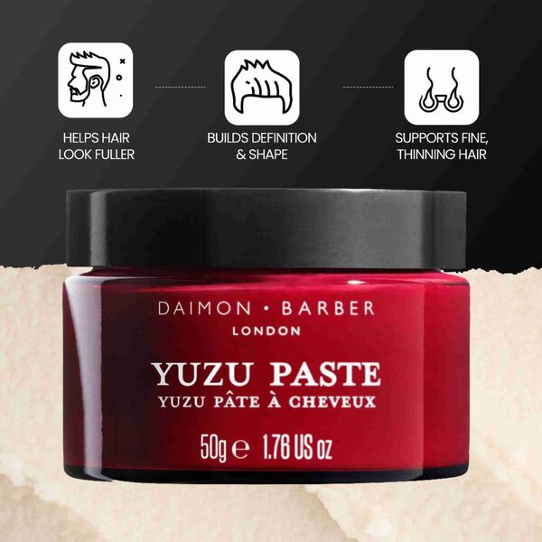 Daimon Barber Yuzu Paste 50g for hair styling - British product