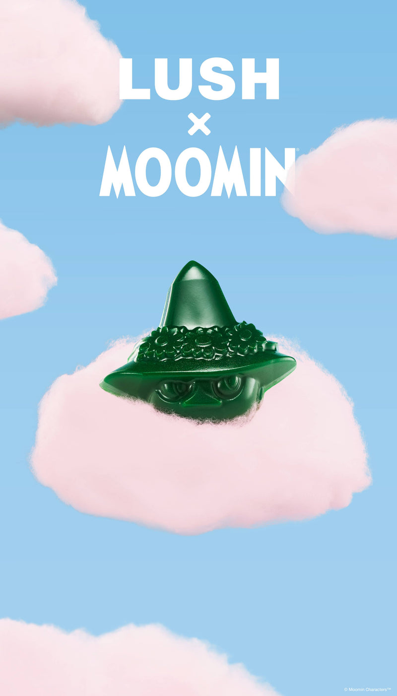 Lush Snufkin Moomin shower gummy, imported from the UK
