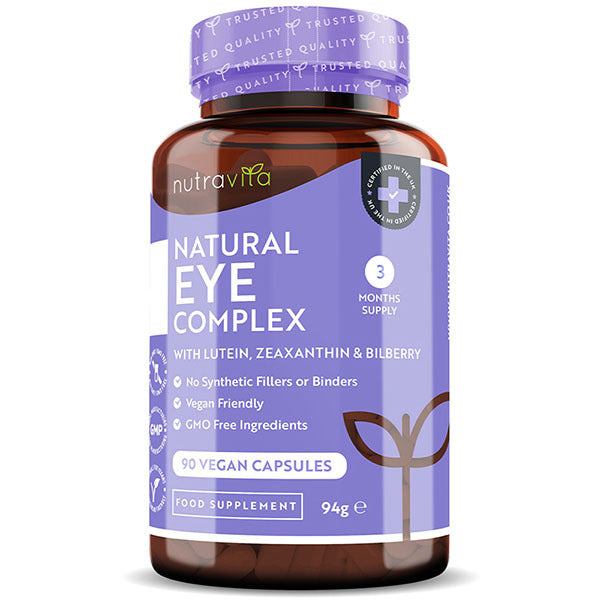 Nutravita Eye Complex + Lutein & Zeaxanthin - 90 Vegan Caps