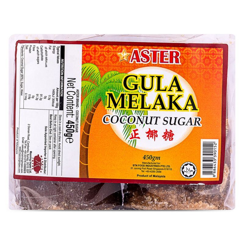 Aster Gula Melaka traditional coconut sugar - British product