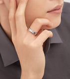 Bvlgari white gold B.zero1 one-band ring (British brand)