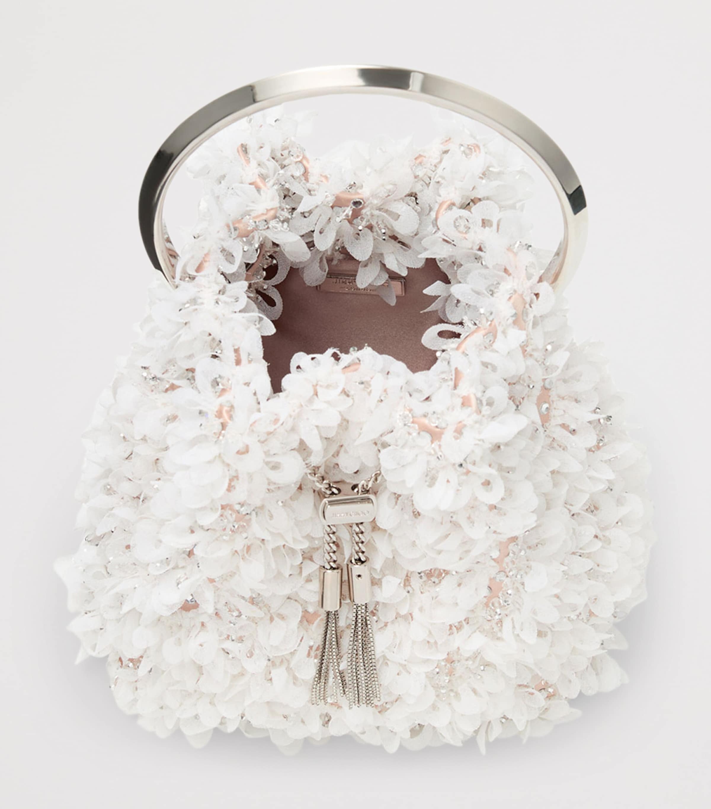 Jimmy Choo Bon Bon satin top-handle bag, UK version