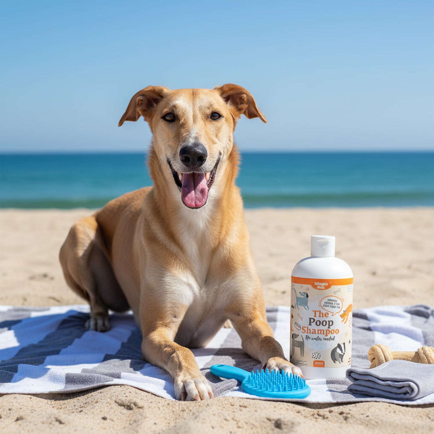 The Poop Shampoo towel off pet shampoo 500ml - British product