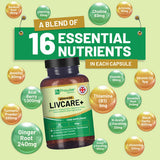 Prowise Advanced Livcare+ liver supplement 60 capsules, imported from the UK